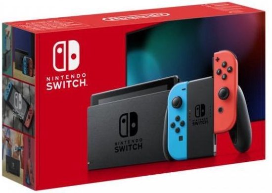 Nintendo Switch Console Blauw / Rood
