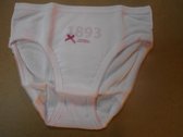 slip set petit bateau , streepje rose 1893 , 12 jaar 150, set 2 stuks