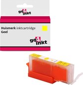 Go4inkt compatible met Canon CLI-571XL y inkt cartridge yellow
