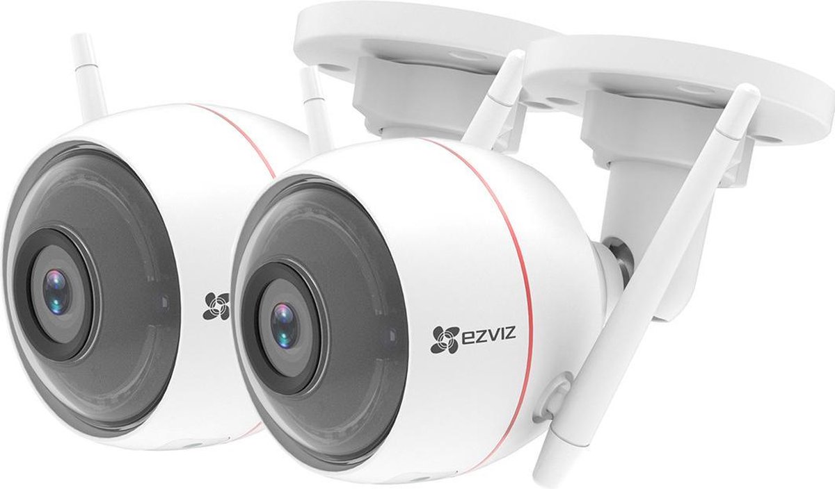 EZVIZ C3W Husky Air IP-beveiligingscamera - Full HD - Voor buiten - 2 stuks - EZVIZ