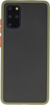 Hardcase Backcover - Hoesje Geschikt voor Samsung Galaxy S20 Plus Groen