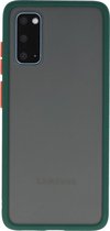 Hardcase Backcover Geschikt voor Samsung Galaxy S20 Donker Groen