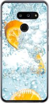 LG G8 ThinQ Hoesje Transparant TPU Case - Lemon Fresh #ffffff