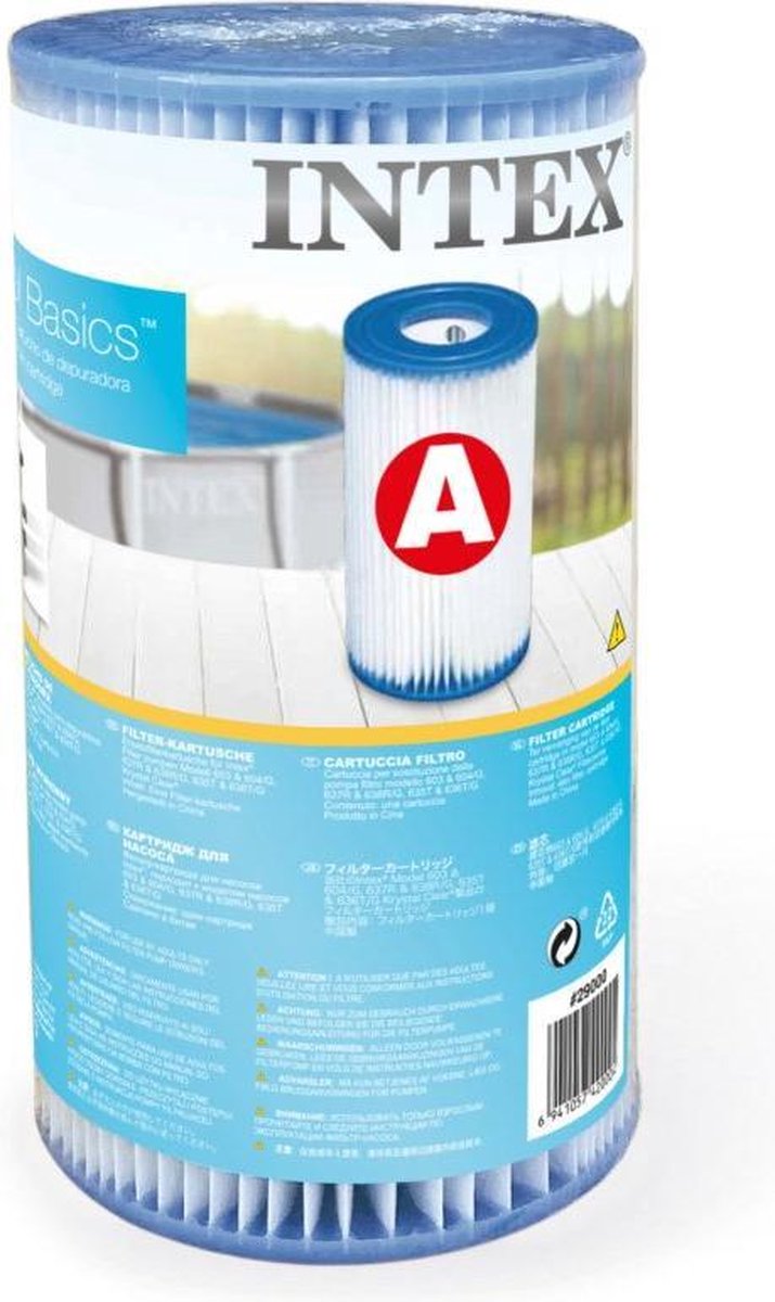 Intex 29000 Filter Cartridge Type A 9 stuks voor Zwembad 244/305/366 cm