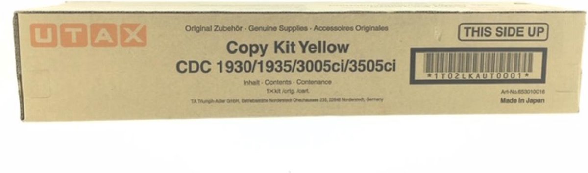 Utax - 6530 10016 - Toner geel