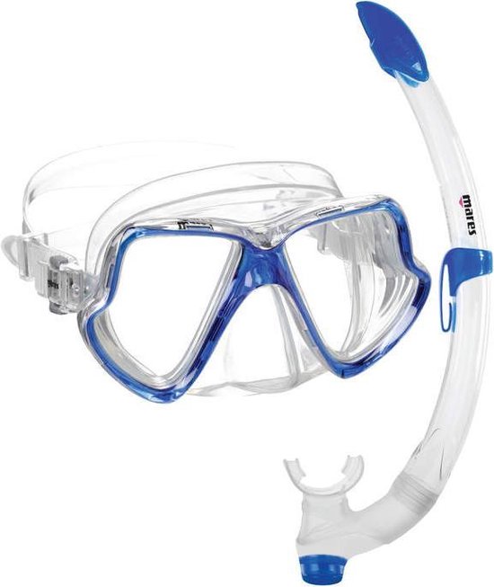 Mares Wahoo masker en snorkel - Blauw