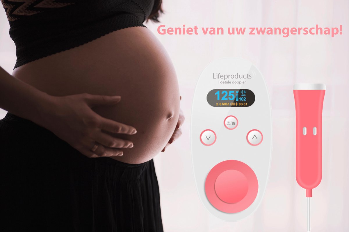 Bol Com Lifeproducts Doppler Compleet Startpakket Met Dopplergel Batterijen Baby Hartje
