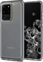 Hoesje Samsung Galaxy S20 Ultra - Spigen Ultra Hybrid Case - Transparant/Doorzichtig