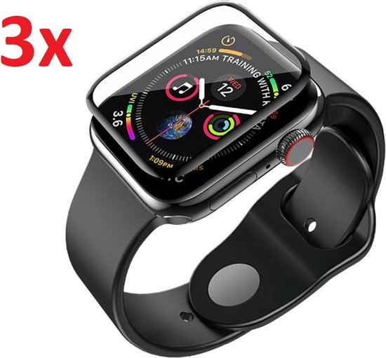Full Cover Tempered Glass 3D Edge Curved Screen Protector Hoes Geschikt  Voor Apple | bol.com