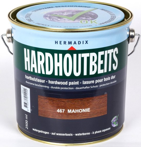 Hermadix Hardhout Beits - 2,5 liter -  467 Mahonie