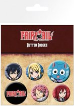 FAIRY TAIL - Characters - Pack 5 badges