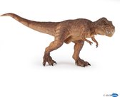 Speelfiguur - Dinosaurus - Rennende T-Rex - Bruin