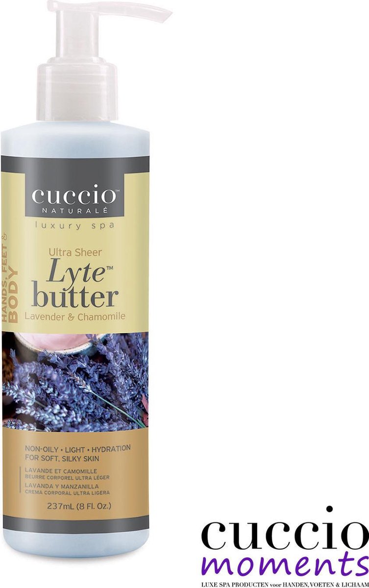 Cuccio Lyte Lavender & Chamomile - 227 ml - Bodybutter