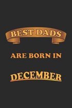 Best Dads Are Born In December: Notizbuch Geschenk-Idee f�r V�ter - Karo - A5 - 120 Seiten