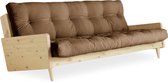 Indie Sofabed Clear lacquered Mocca