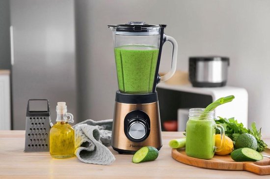 Markeer Brochure stok Bestron ABL500CO Blender - Koper - 1,5L | bol.com