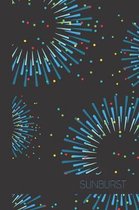Sunburst: small lined Firework Notebook / Travel Journal to write in (6'' x 9'') 120 pages