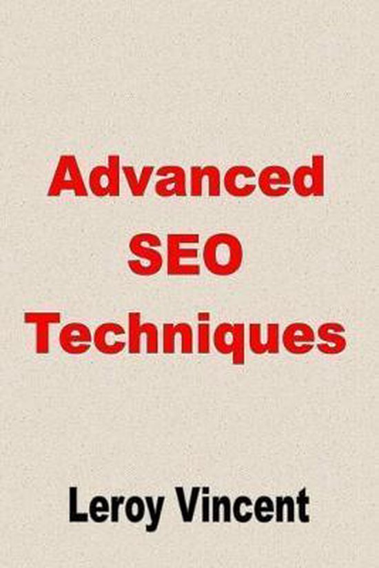 Advanced SEO Techniques - cover