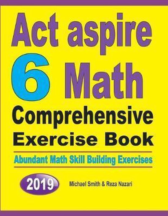 ACT Aspire 6 Math Comprehensive Exercise Book - cover