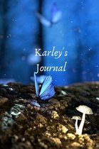 Karley's Journal: Personalized Lined Journal for Karley Diary Notebook 100 Pages, 6'' x 9'' (15.24 x 22.86 cm), Durable Soft Cover