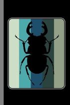 Beetle Vintage: Entomology Gift For Bug Collectors (6''x9'') Dot Grid Notebook To Write In