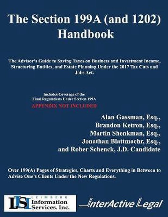 The Section 199A (and 1202) Handbook - cover