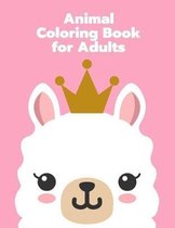 Animal Coloring Book for Adults