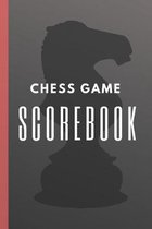 Chess Game Scorebook: Chess Match Scorebook and Notebook to Record Your Games Log Wins Moves and Strategy 100 Games 60 Moves