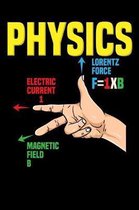 Physics Lorentz Force F=1xB Electric Current 1 Magnetic Field B: 120 Pages I 6x9 I Cornellnotes I Funny Teacher, School & College Gifts