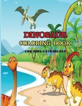 Dinosaur Coloring Book For Kids 4-8 Years Old