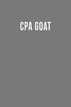 CPA Goat: Blank Lined Notebook