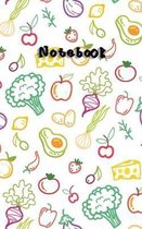 Notebook: Vegie and Fruit cover Quadrille notebook mead graph notebook - used for math or science purposes for teens and adults.