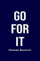 Go For It Standard Booklets: A softcover fitness tracker to record four days worth of exercise plus cardio.