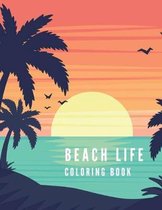 Beach Life Coloring Book