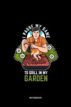 Grilling and BBQ Art Graphic Notebook: Grilling and BBQ Journal with Dot Grid Pages for Grill Lovers Notebook / Journal Gift (6 x 9 - 110 dot grid pag