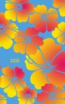 Hawaiian Floral 2020 Weekly Planner & 100 Page Notebook: Contains a page for every week of 2020 and 100 half-blank half-lined notebook pages