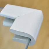 10x Baby hoek beschermers U-Vorm - Foam hoekbeschermers - Stoot absorberend - Grijs - verkoop per 10