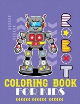 Robot coloring book For Kids