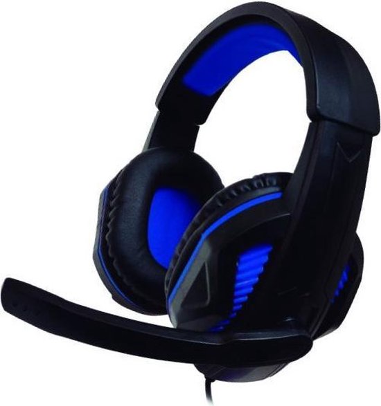 Gaming Headset met Microfoon Ps4/xbox Nuwa ST10 Zwart Blauw
