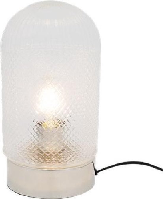 Aan chef kiespijn Tafellamp - Glazen Stolp-Lamp - Bureau Lamp - Lamp - | bol.com