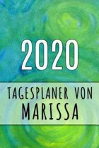 2020 Tagesplaner von Marissa: Personalisierter Kalender f�r 2020 mit deinem Vornamen