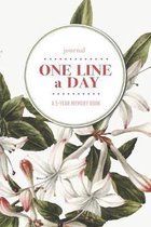 Journal - One Line a Day: A 5-Year Memory Book - 5-Year Journal - 5-Year Diary - Notebook for Keepsake Memories and Journaling
