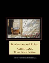 Blueberries and Phlox: Americana Cross Stitch Pattern