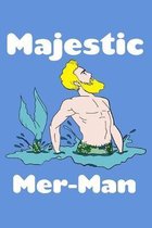 Majestic Mer Man: Fishing Logbook Journal