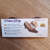 Translip hiel beschermer / anti slip / verbeterde grip in iets te ruime schoenen - Beige kleur - Mini Stop | Stop | Anti Slip