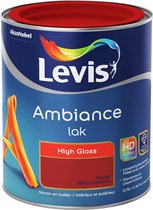 Levis Ambiance - Lak - High Gloss - Rouge Japonnais - 0.75L