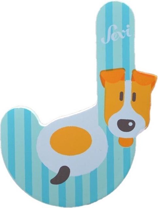 Sevi Lettre J - Jack Russel 83010 - Décoration chambre enfant - Rue du Commerce