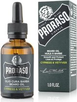 Baard Olie Proraso Cypress & Vetyver (30 ml)