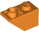 LEGO 3665 Dakpan, Omgekeerd 2x1 Oranje (100 stuks)