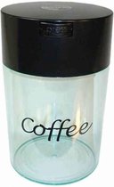 CoffeeVac 0.8ltr - 250gr - Koffie bewaarbus luchtdicht - Transparant met opdruk